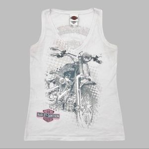HARLEY DAVIDSON Black Widow Biker Graphic Tee Size M